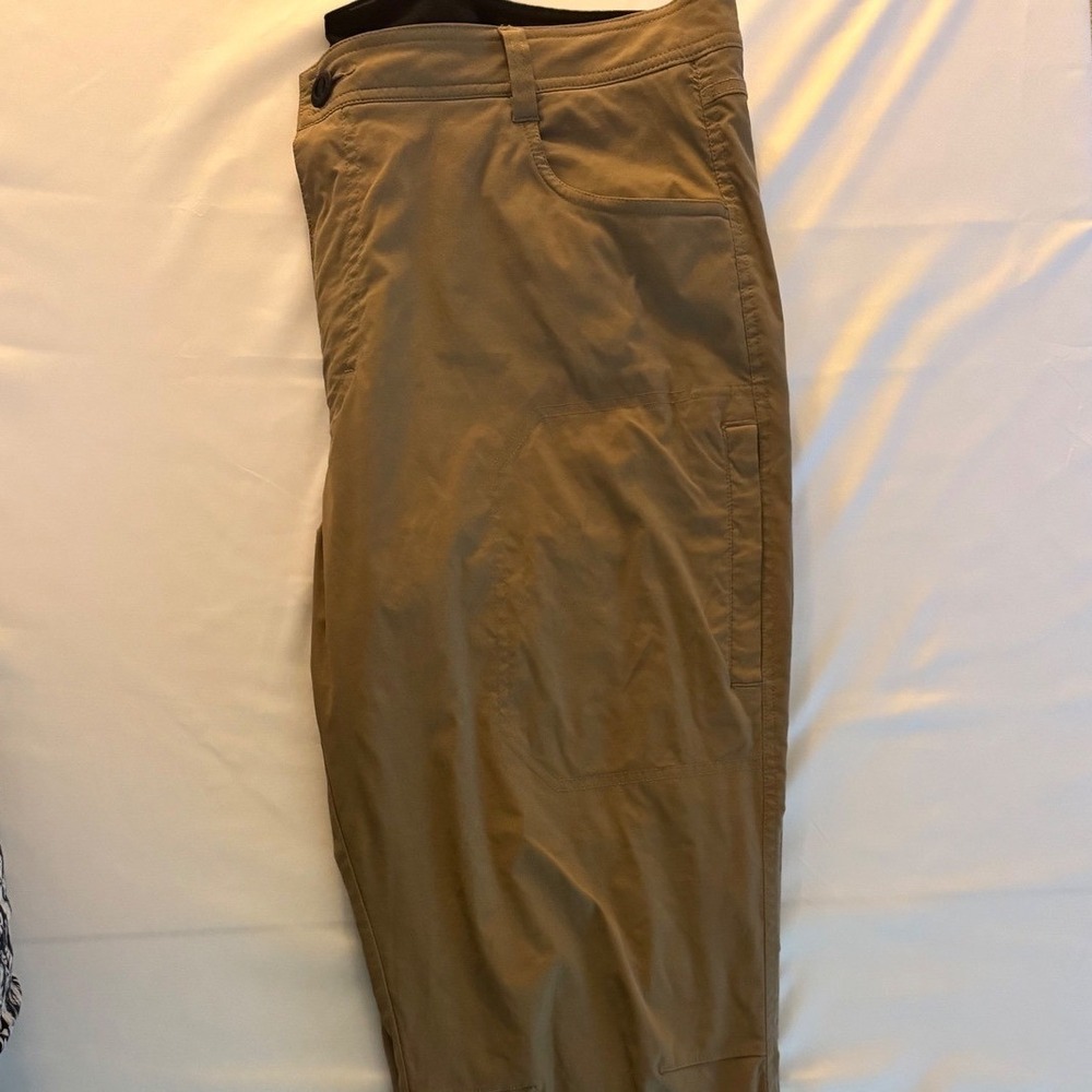 Orvis Mens Insulated Outdoor Hiking Pants Khaki Tan 40x30 Lined Classic Fit